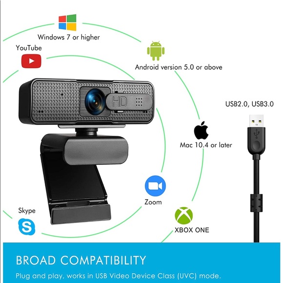 Webcam 1080P with Privacy Cover - Picture 5 of 15
